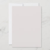 Waterverf Roze Goud Wit Grijs Elegant Huwelijk Kaart (Achterkant)