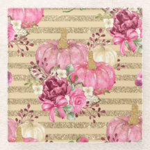 WATERVERF ROZE & GOUDEN POMPOENEN & HERFSTBLOEMEN