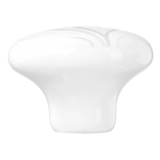 Waterverf roze grijs Wildflower Art deurknop Keramische Knop (Zijkant)