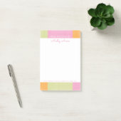 Waterverf Roze Groen Oranje Meiseschoolschool Kant Post-it® Notes (Kantoor)