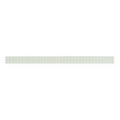 Waterverf Roze & Groene Vlinderbogen Garland Grosgrain Lint (Voorkant)
