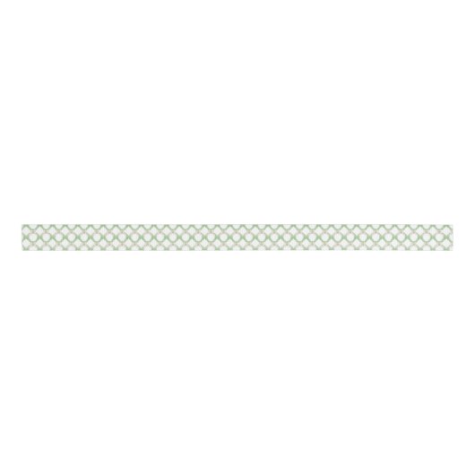Waterverf Roze & Groene Vlinderbogen Garland Grosgrain Lint (Voorkant)