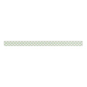 Waterverf Roze & Groene Vlinderbogen Garland Grosgrain Lint (Voorkant)