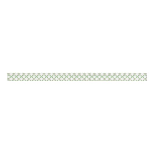Waterverf Roze & Groene Vlinderbogen Garland Grosgrain Lint (Voorkant)
