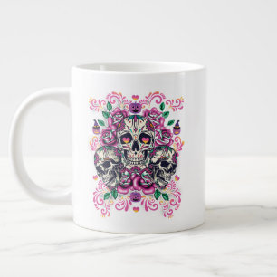 Waterverf roze, Halloween Grote Koffiekop
