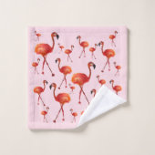 Waterverf Roze handdoekset Bad Handdoek (Wasdoekje)