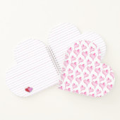 Waterverf Roze harten Valentijnse cadeaus Notitieboek (Binnen)