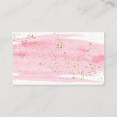 Waterverf Roze hoe groot is de Belly Game Kaart va (Achterkant)