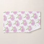 Waterverf Roze Hortensia Bad Handdoek (Handdoek)