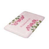 Waterverf Roze Hydrangea Lacecaps Illustratie Badmat (Gekanteld)