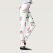 Waterverf Roze hydrangeas Leggings (Rechts)
