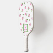 Waterverf Roze hydrangeas Monogram Pickleball Paddle (Links)