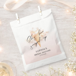 Waterverf Roze Ijs Bruiloftsborrel  Bedankzakje