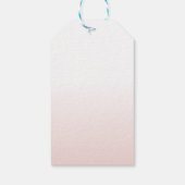 Waterverf Roze ijs Cream Vrijgezellenfeest Favors Cadeaulabel (Achterkant)