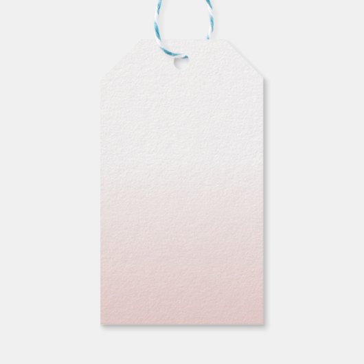 Waterverf Roze ijs Cream Vrijgezellenfeest Favors  Cadeaulabel (Achterkant)