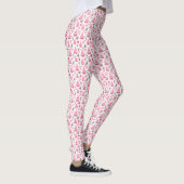 Waterverf Roze Kerst Leggings (Rechts)