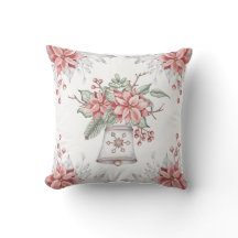 Waterverf Roze kerstbal Mistletoe