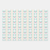 Waterverf Roze Kerstboom Grandmillennial Inpakpapier Vel (Voorkant 2)