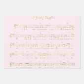 Waterverf Roze Kerstmis Inpakpapier Vel (Voorkant 2)