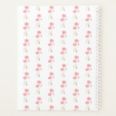 Waterverf Roze Klaprozen Bloemstuk Weekplanner Planner (Achterkant)