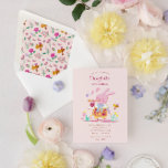 waterverf roze konijntje in de tuin kids birthday kaart<br><div class="desc">Stap in de betoverende wereld van "Joyful Melodies: Pink Rabbit's Birthday Symphony" illustratie. Onder een pittoreske tuin, een charmant roze konijn trekt de aandacht als het vrolijk blaast een trompet versierd met een hartvlag, symboliseert viering en grillen. De achtergrond van de tuin leeft met warme bloemen, een zoemende bij en...</div>