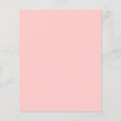 Waterverf roze koraalriffels bewaren de datum (Achterkant)