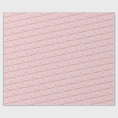 Waterverf Roze Kruis Bevestiging Cadeaupapier (Vlak)