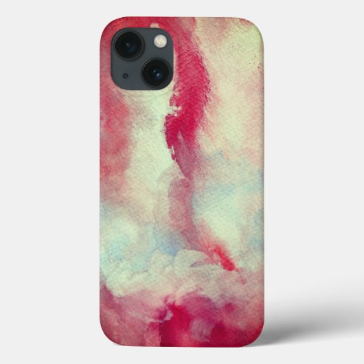 Waterverf Roze Kunst Apple iPhone 7, Stoere Xtreme Case-Mate iPhone Case (Achterkant)