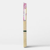 Waterverf roze kunstbloem Case-Mate iPhone case (Achterkant / Links)