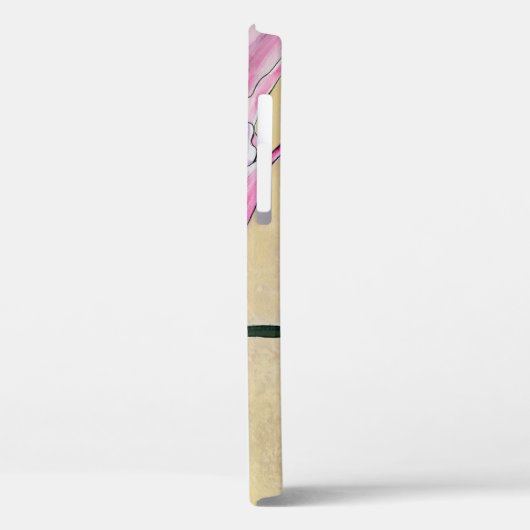 Waterverf roze kunstbloem Case-Mate iPhone case (Achterkant / Links)