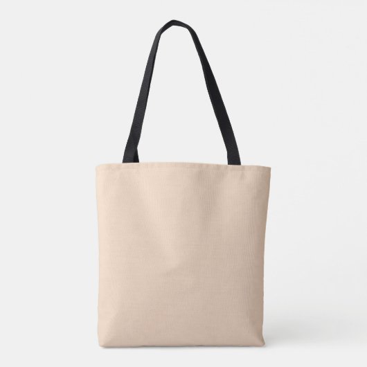 Waterverf roze kunstbloem tote bag (Achterkant)