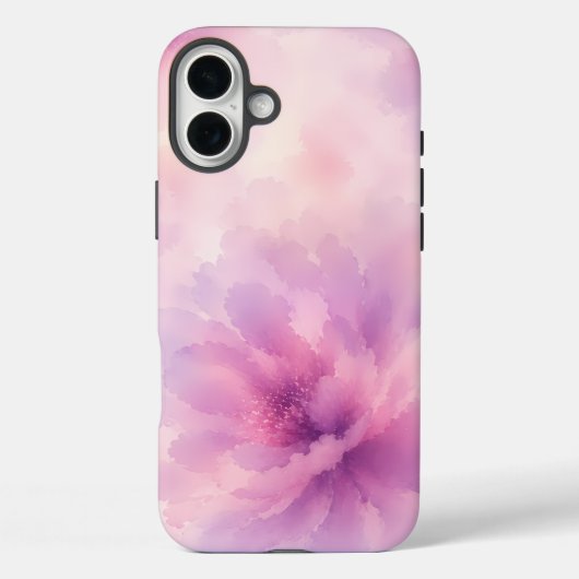 Waterverf Roze Lavendel Bloesem Abstract Case-Mate iPhone Case (Achterkant)