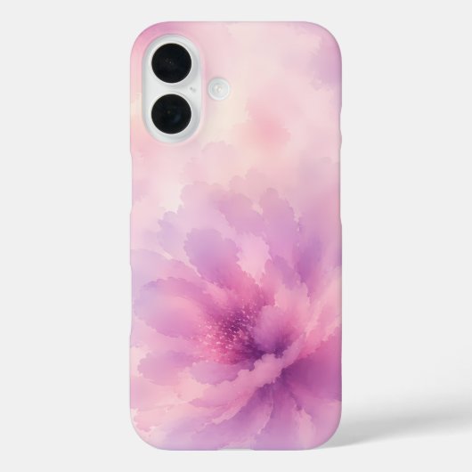 Waterverf Roze Lavendelbloesem Abstract Case-Mate iPhone Case (Achterkant)