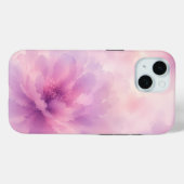 Waterverf Roze Lavendelbloesem Abstract Case-Mate iPhone Case (Achterkant (horizontaal))