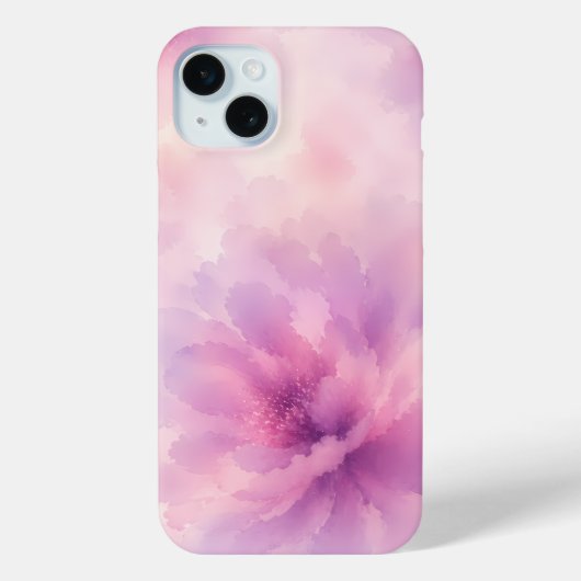Waterverf Roze Lavendelbloesem Abstract Case-Mate iPhone Case (Achterkant)