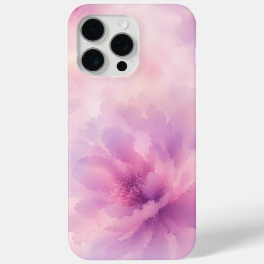Waterverf Roze Lavendelbloesem Abstract Case-Mate iPhone Case (Achterkant)