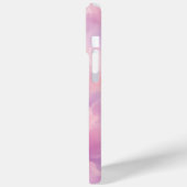 Waterverf Roze Lavendelbloesem Abstract Case-Mate iPhone Case (Achterkant / Links)