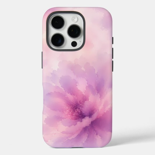 Waterverf Roze Lavendelbloesem Abstract Case-Mate iPhone Case (Achterkant)