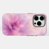 Waterverf Roze Lavendelbloesem Abstract Case-Mate iPhone Case (Achterkant (horizontaal))