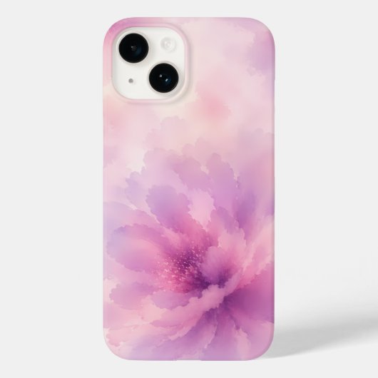 Waterverf Roze Lavendelbloesem Abstract Case-Mate iPhone Case (Achterkant)