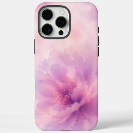 Waterverf Roze Lavendelbloesem Abstract Case-Mate iPhone Case (Achterkant)
