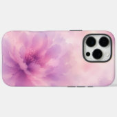 Waterverf Roze Lavendelbloesem Abstract Case-Mate iPhone Case (Achterkant (horizontaal))