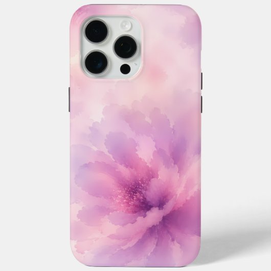Waterverf Roze Lavendelbloesem Abstract Case-Mate iPhone Case (Achterkant)