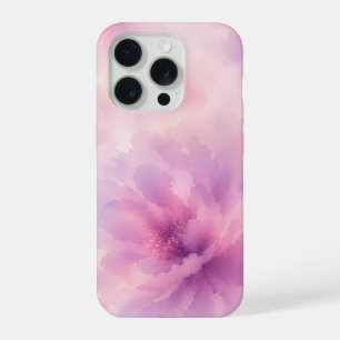 Waterverf Roze Lavendelbloesem Abstract iPhone 15 Pro Case