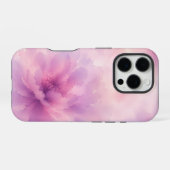 Waterverf Roze Lavendelbloesem Abstract iPhone Hoesje (Achterkant horizontaal)