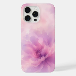 Waterverf Roze Lavendelbloesem Abstract iPhone 15 Pro Max Case