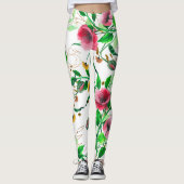 waterverf roze leggings (Voorkant)