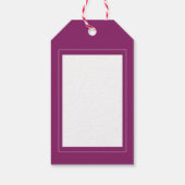 Waterverf Roze Lelie Bloemige Bruidsdouche Cadeaulabel (Achterkant)