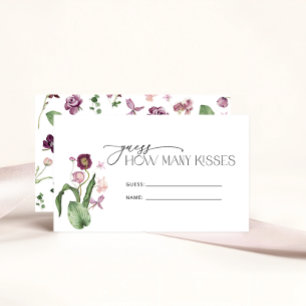 Waterverf roze Lila ventilator Vrijgezellenfeest g Informatiekaartje