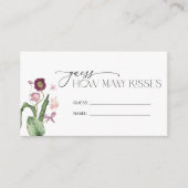 Waterverf roze Lila ventilator Vrijgezellenfeest g Informatiekaartje (Voorkant)